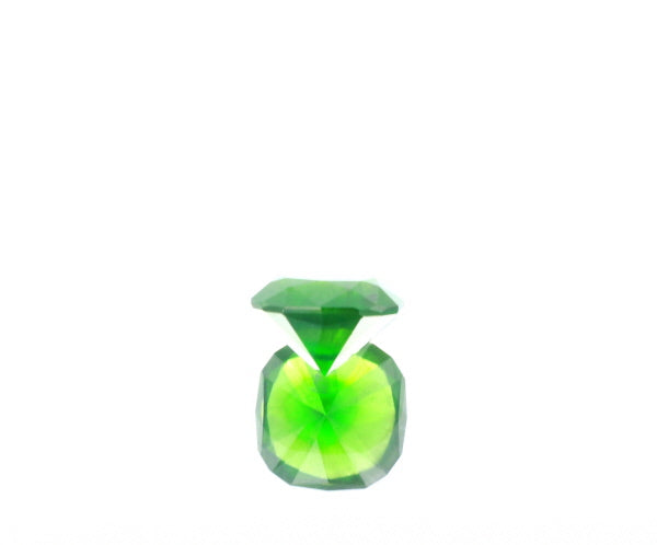 Natural Unheated Russian Demantoid Garnet with 'horse tail' inclusions Cushion shape 3.45ct With GIA Report
