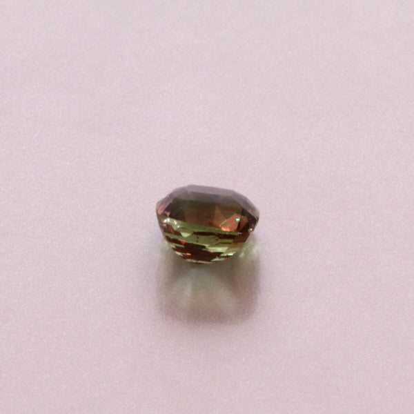 Natural Alexandrite Yellow Greenish Changing to Brownish Purple Cushion Shape 3.05ct With GIA Report