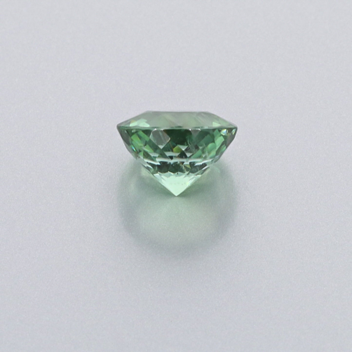 Natural Paraiba Tourmaline Green Color Round Shape 4.10 Carats With GIA Report