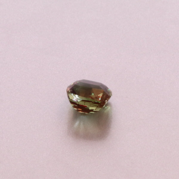 Natural Alexandrite Yellow Greenish Changing to Brownish Purple Cushion Shape 3.05ct With GIA Report