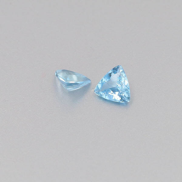 Natural Aquamarine Pair 0.92 Total Carats Weight