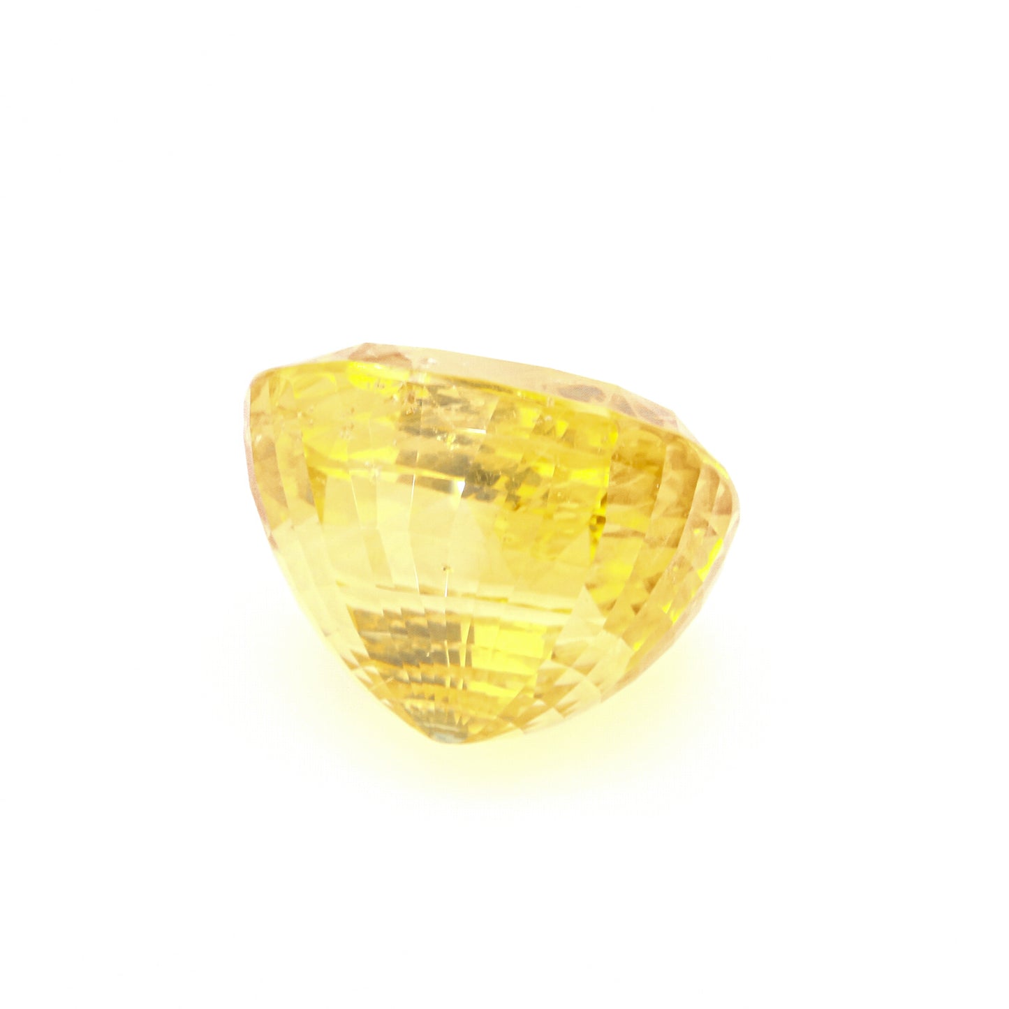 Natural Unheated Ceylon Yellow Sapphire Cushion Shape 59.81ct With GIA Report