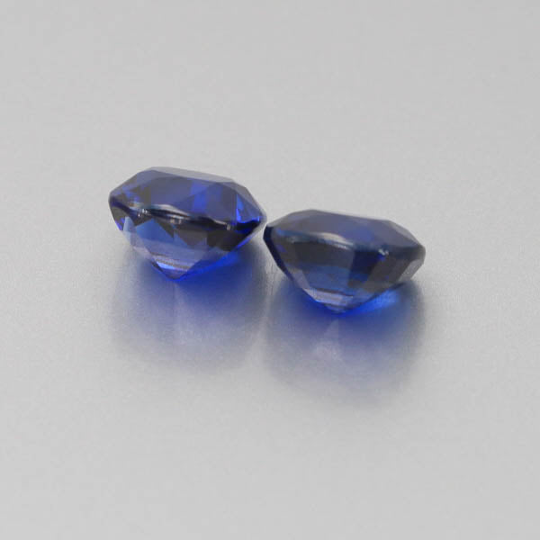 Natural Vivid Blue Sapphire Pair 10.50 Carats GRS Report Pending
