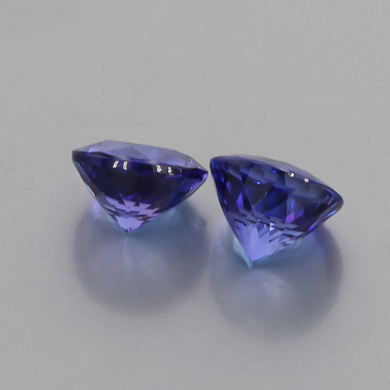 Natural Tanzanite Pair 10.97 Total Carats
