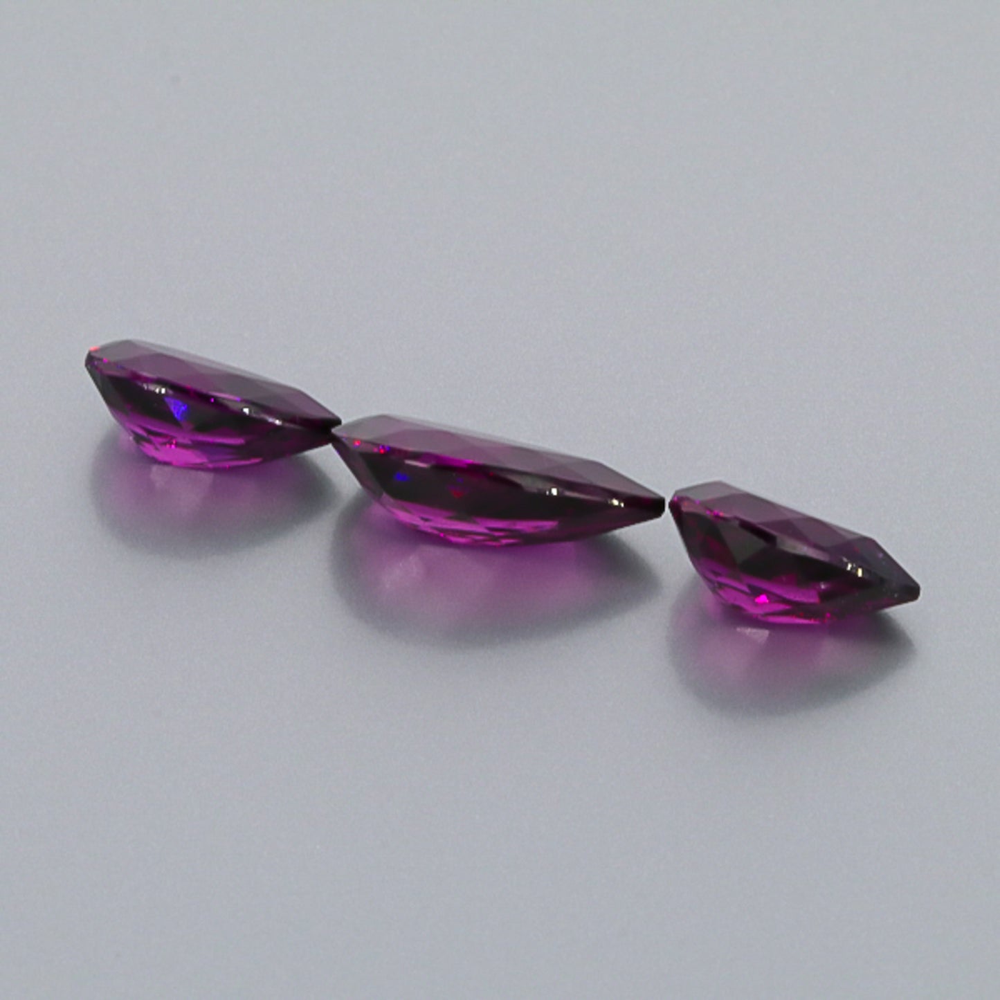 Natural Purple Garnet Set 14.20 Total Carat