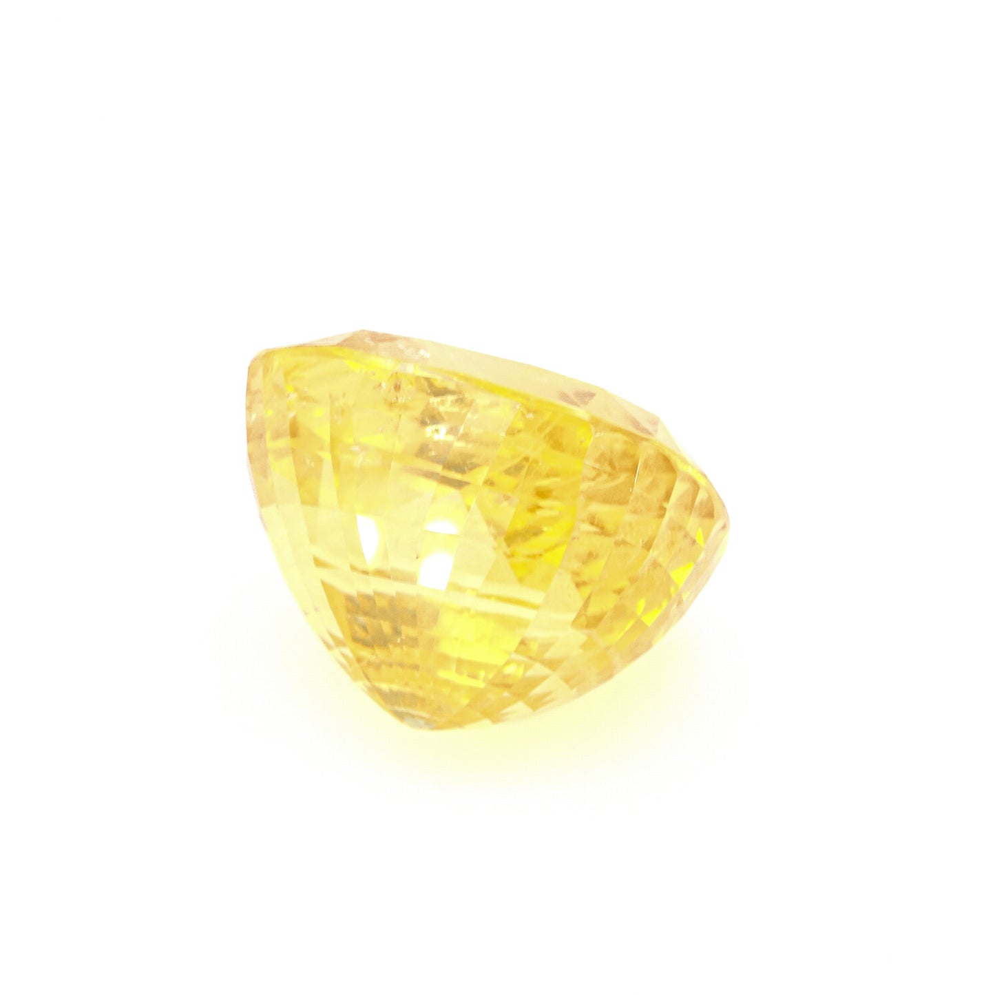 Natural Unheated Ceylon Yellow Sapphire Cushion Shape 59.81ct With GIA Report