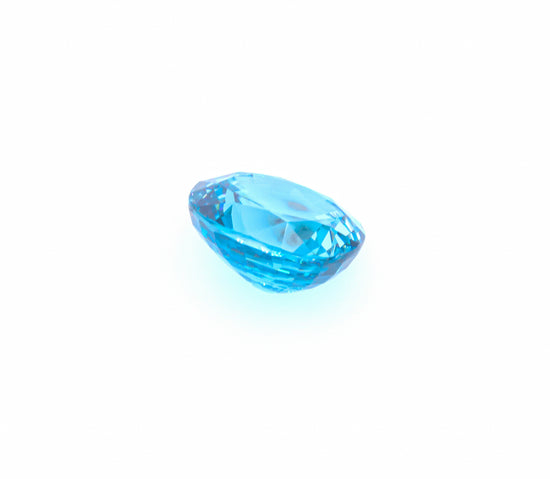 Natural Blue Zircon Oval Shape 17.20 Carats