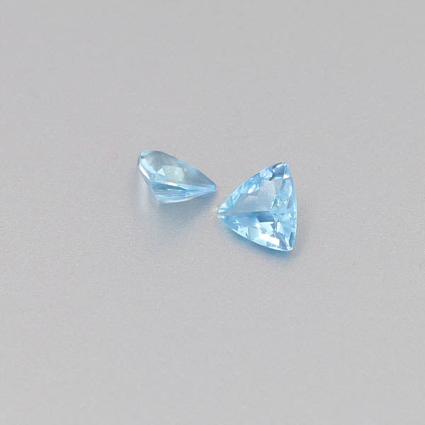 Natural Aquamarine Pair 0.92 Total Carats Weight