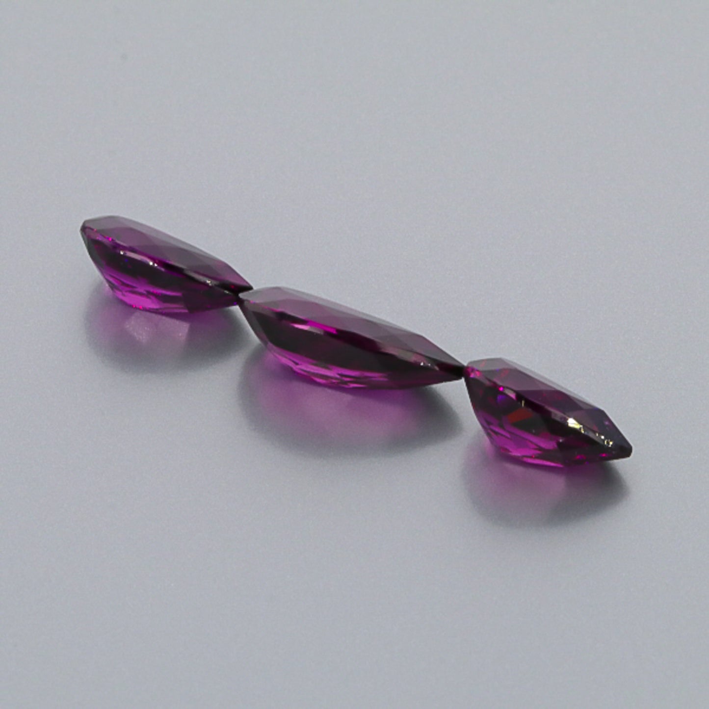 Natural Purple Garnet Set 14.20 Total Carat