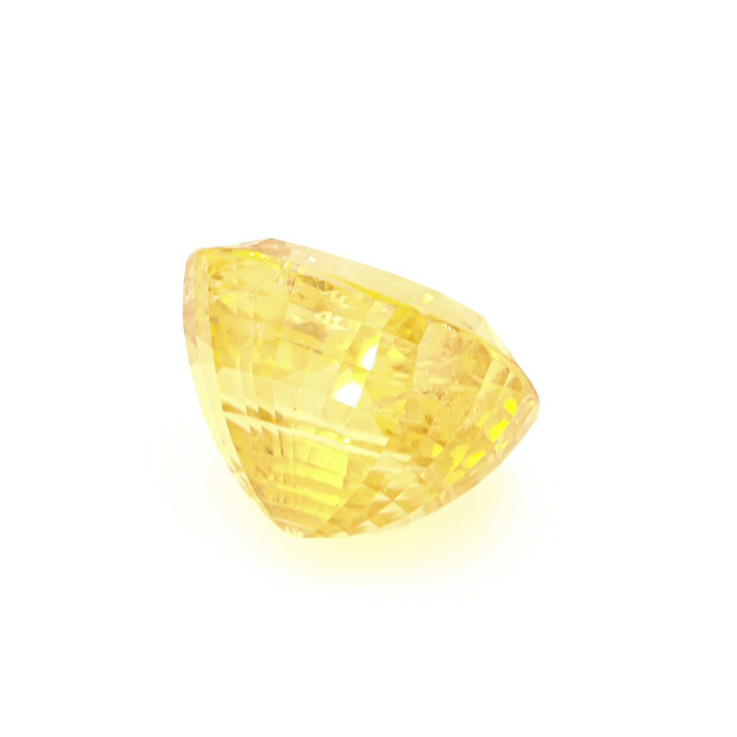 Natural Unheated Ceylon Yellow Sapphire Cushion Shape 59.81ct With GIA Report