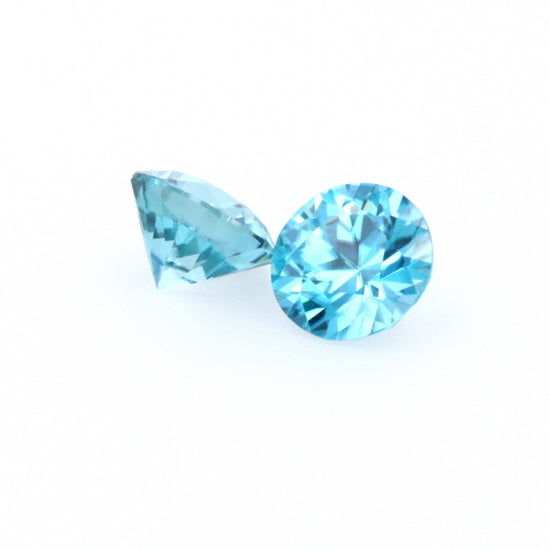 Natural Zircon Blue Color Round Shape 5.60ct