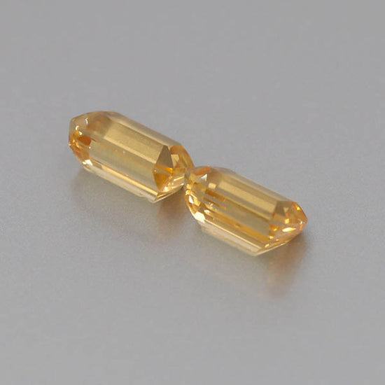 Natural Canary Garnet Pair 5.87 Total Carats