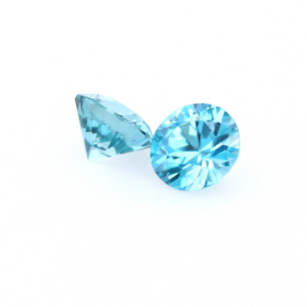 Natural Zircon Blue Color Round Shape 5.60ct