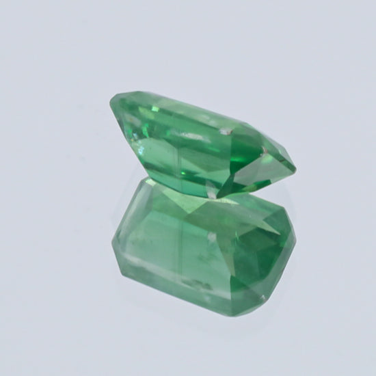 Natural Unheated Rare Green Kyanite Emerald Shape 10.98 Carats With GRS Report