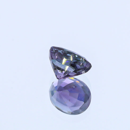 Natural Copper Bearing Tourmaline Purple Changing to Grayish Blue 6.07 Carats With GIA Report