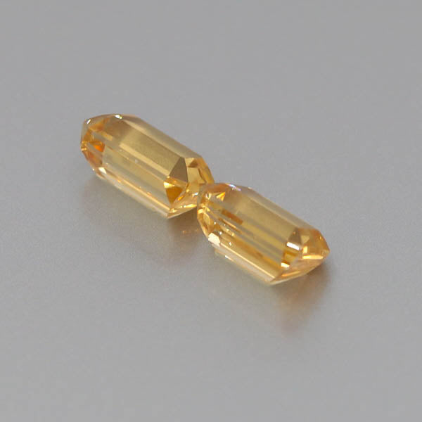 Natural Canary Garnet Pair 5.87 Total Carats