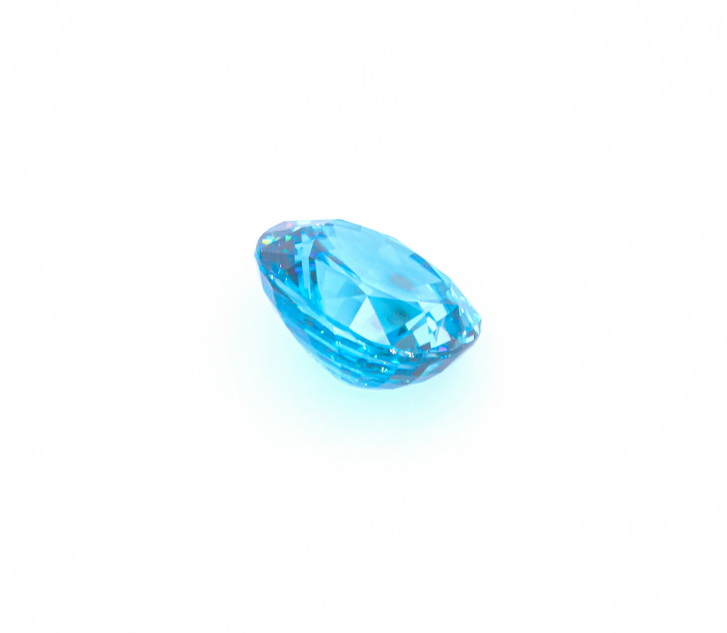 Natural Blue Zircon Oval Shape 17.20 Carats