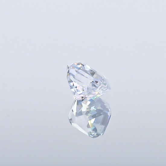 Natural Unheated White Sapphire Square Shape 3.09 Carat With GIA Report