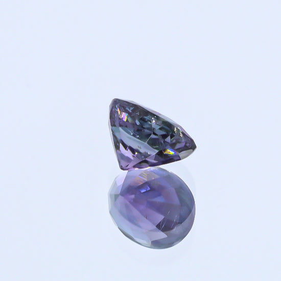 Natural Copper Bearing Tourmaline Purple Changing to Grayish Blue 6.07 Carats With GIA Report
