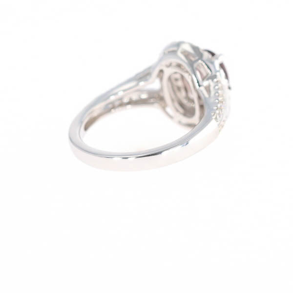 Natural Color Change Garnet and Diamond Ring