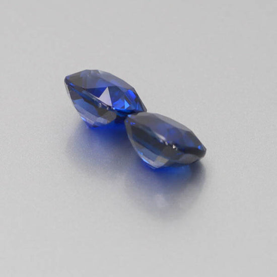 Natural Vivid Blue Sapphire Pair 10.50 Carats GRS Report Pending