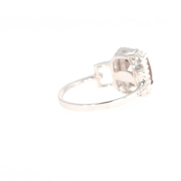 Natural Color-change Garnet 2.97 Carats and Diamond Ring