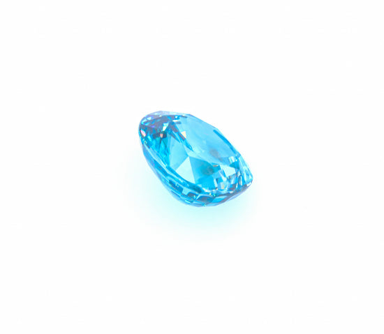 Natural Blue Zircon Oval Shape 17.20 Carats