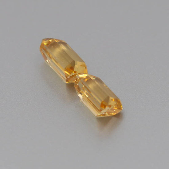 Natural Canary Garnet Pair 5.87 Total Carats