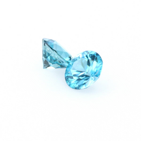 Natural Zircon Blue Color Round Shape 5.60ct