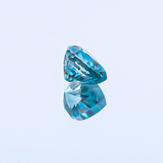 Natural Blue Zircon Heart Shape 9.52 Carats