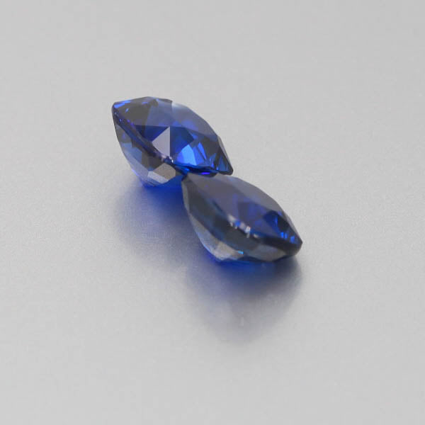 Natural Vivid Blue Sapphire Pair 10.50 Carats GRS Report Pending