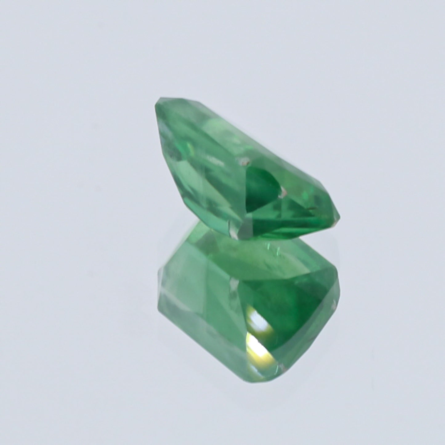 Natural Unheated Rare Green Kyanite Emerald Shape 10.98 Carats With GRS Report