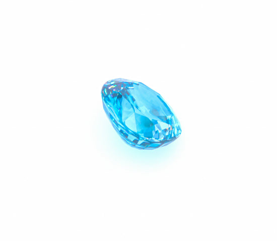 Natural Blue Zircon Oval Shape 17.20 Carats