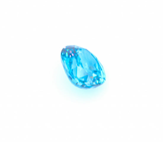 Natural Blue Zircon Oval Shape 17.20 Carats