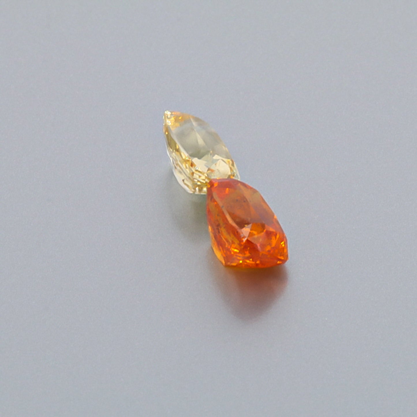 Natural Canary And Mandarine Garnet Pair 8.42 Carats