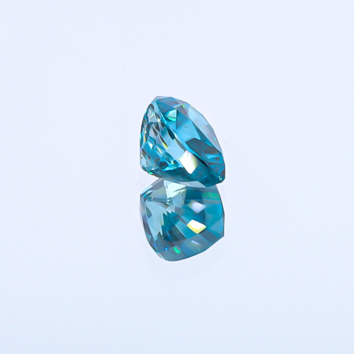 Natural Blue Zircon Heart Shape 9.52 Carats