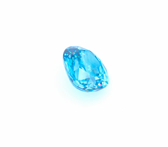 Natural Blue Zircon Oval Shape 17.20 Carats