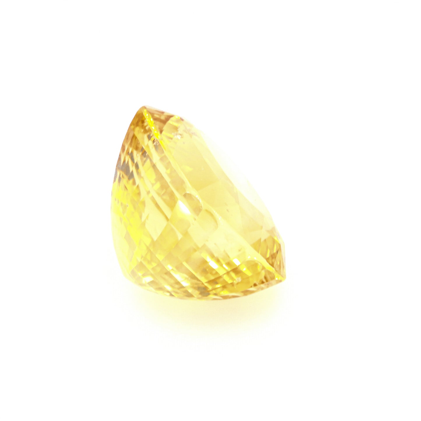 Natural Unheated Ceylon Yellow Sapphire Cushion Shape 59.81ct With GIA Report