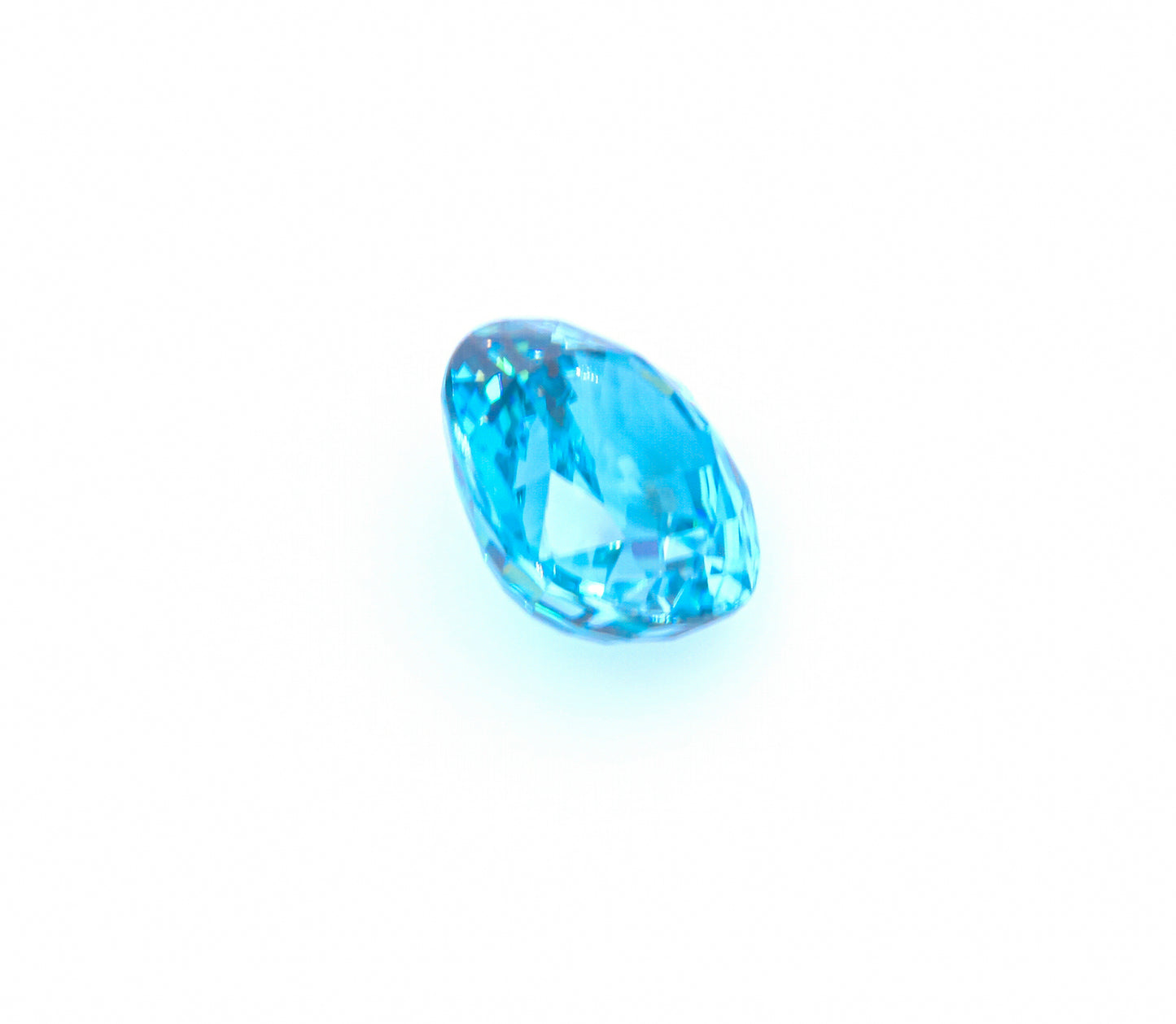 Natural Blue Zircon Oval Shape 17.20 Carats