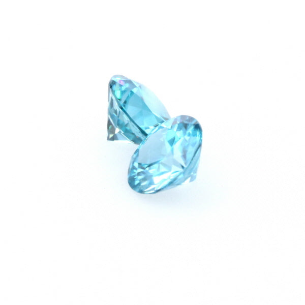 Natural Zircon Blue Color Round Shape 5.60ct