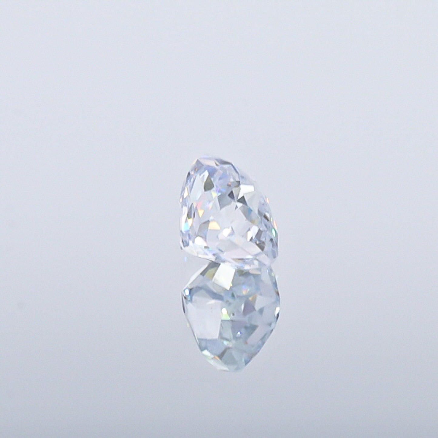 Natural Unheated White Sapphire Square Shape 3.09 Carat With GIA Report