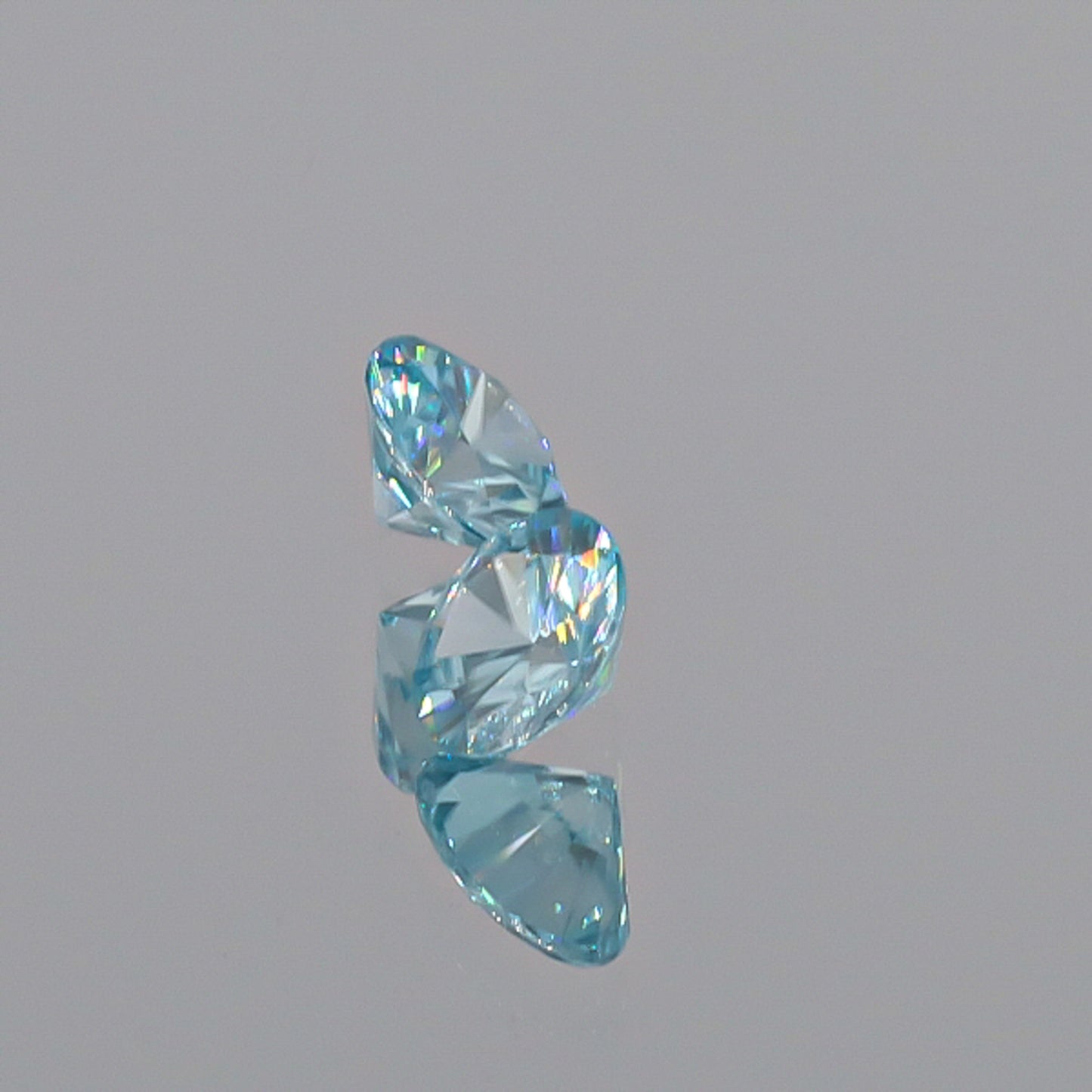 Natural Blue Zircon Pair 3.32 Total Carats