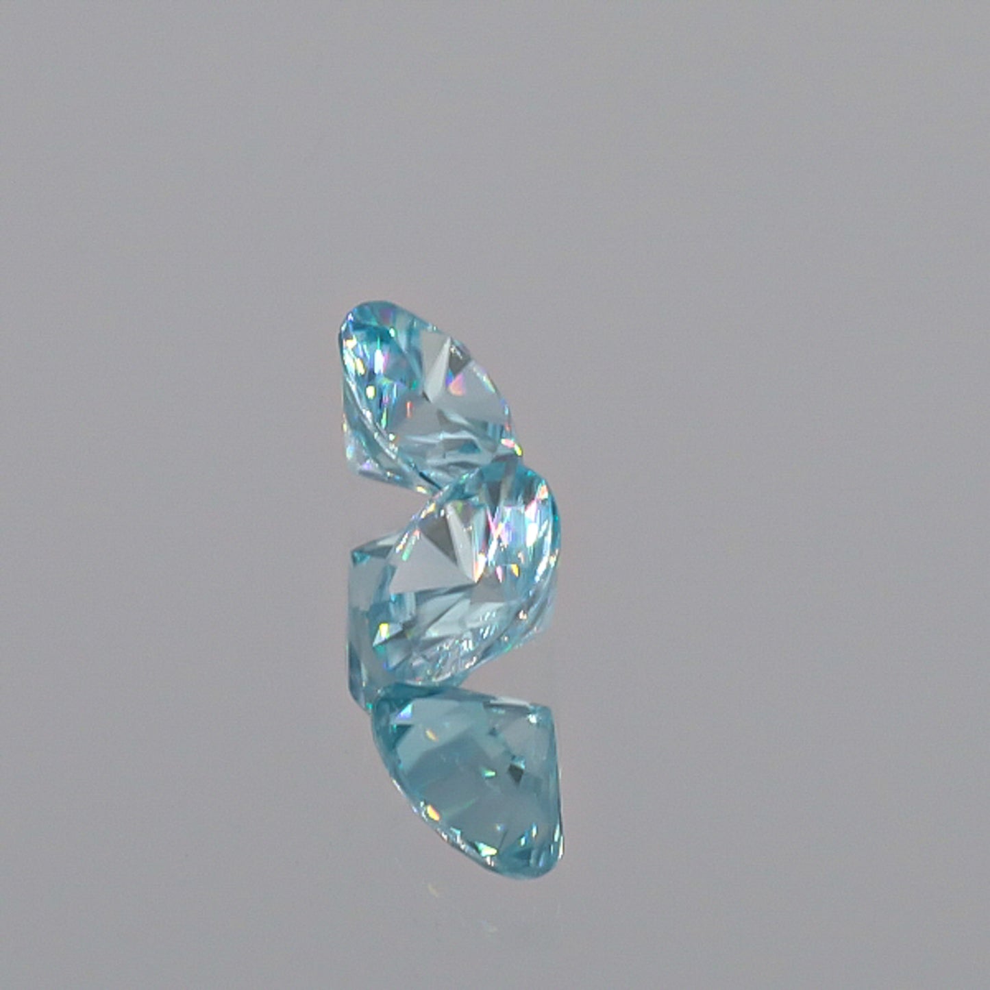 Natural Blue Zircon Pair 3.32 Total Carats