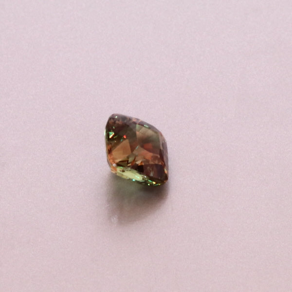 Natural Alexandrite Yellow Greenish Changing to Brownish Purple Cushion Shape 3.05ct With GIA Report