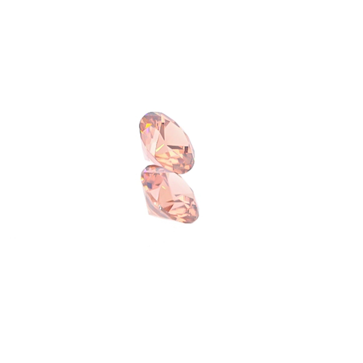 Natural Rose Zircon Pair 4.98 Total Carat Weight