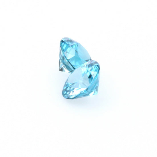 Natural Zircon Blue Color Round Shape 5.60ct