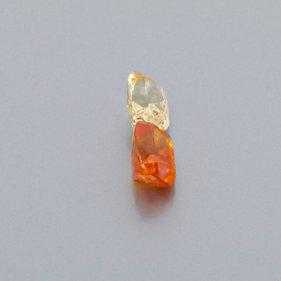 Natural Canary And Mandarine Garnet Pair 8.42 Carats