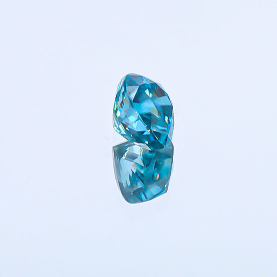 Natural Blue Zircon Heart Shape 9.52 Carats
