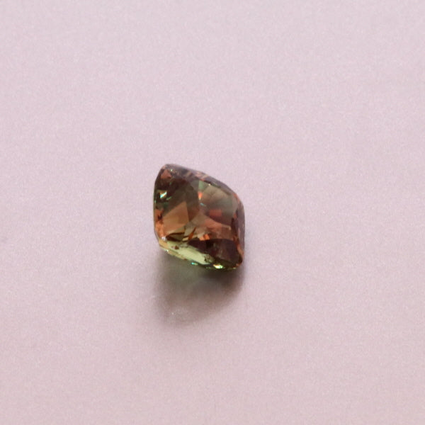 Natural Alexandrite Yellow Greenish Changing to Brownish Purple Cushion Shape 3.05ct With GIA Report