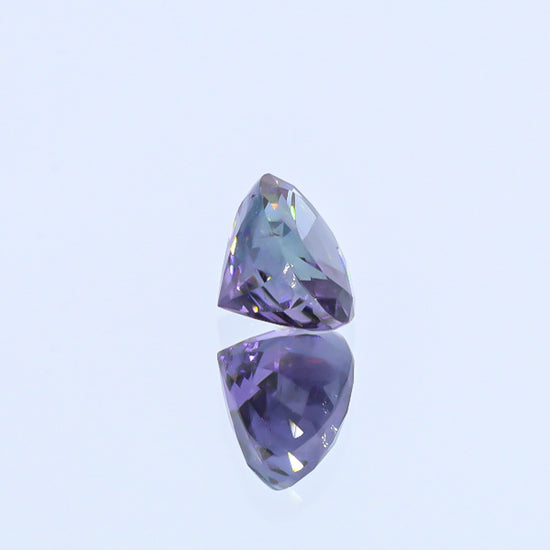 Natural Copper Bearing Tourmaline Purple Changing to Grayish Blue 6.07 Carats With GIA Report